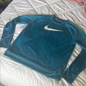 Nike Dri-Fit Teal Crewneck Sweatshirt
